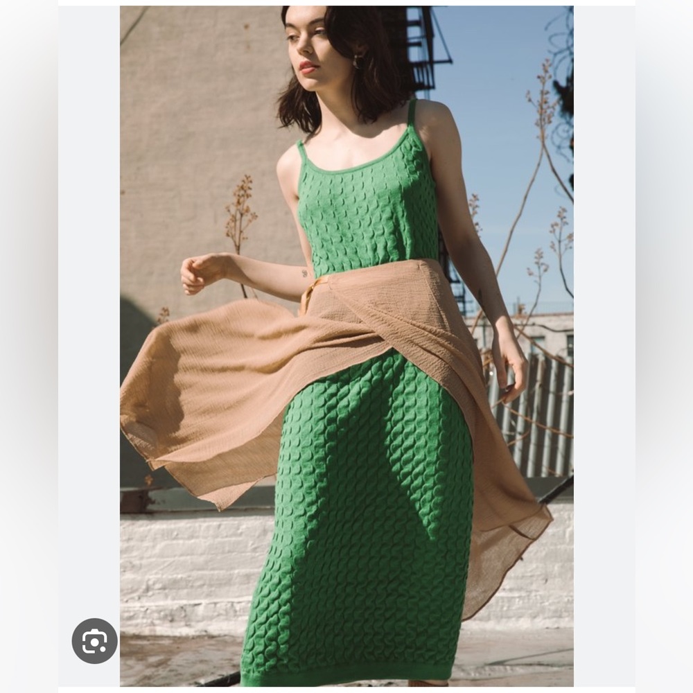 AJAIE ALAIE Scoop Neck Long Dress Size: XS fit US small as well